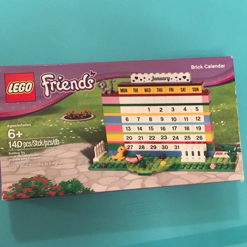 Lego Friends Brick Calendar. Used but have all pieces